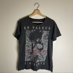 Gray Graphic Tee Medium